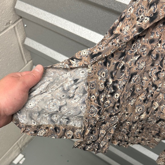 Timing Womens‎ Vintage Floral Tank Top Blouse Made in USA Retro Size large Y2K - Picture 2 of 8